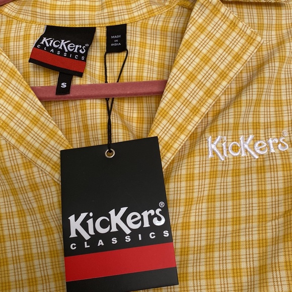 NWT Ragged Priest Kicker’s Yellow plaid Crop Collared Top and Midi Skirt Set - Picture 9 of 12